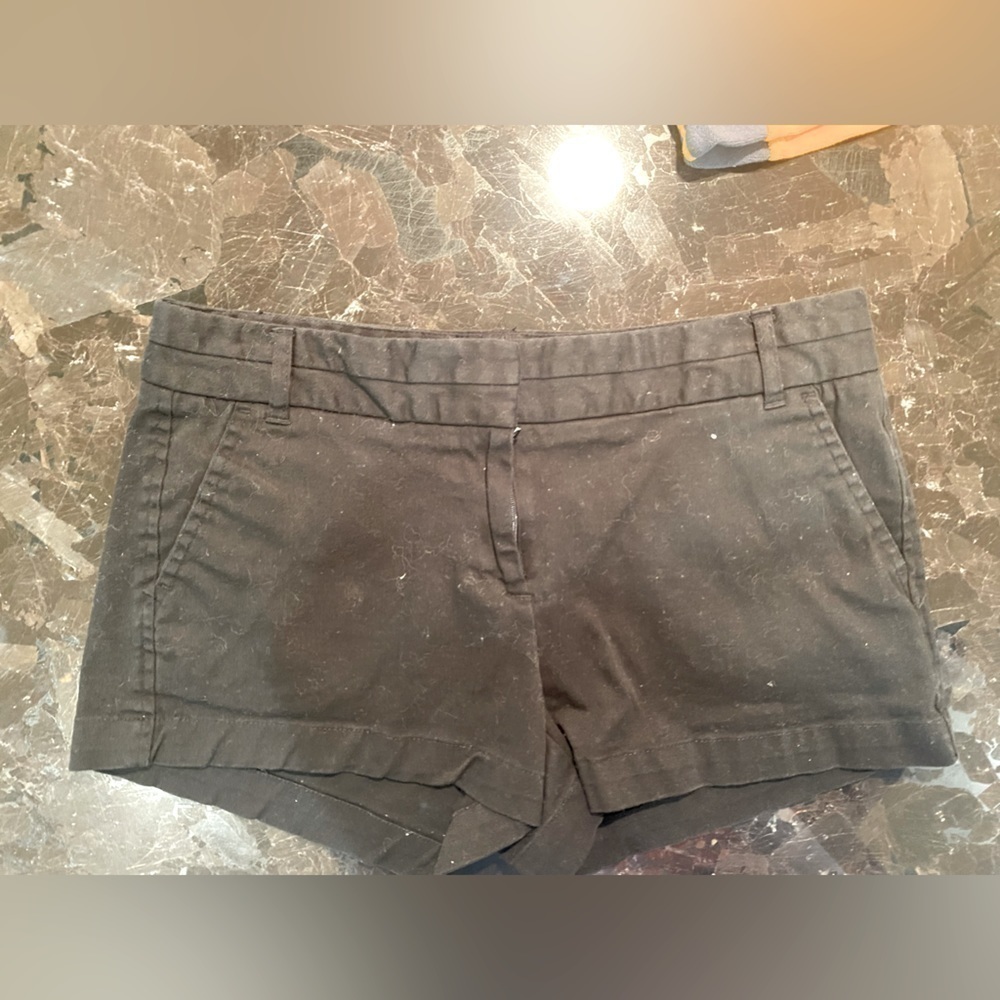Anthropologie Black Bermuda Standard Shorts - 6